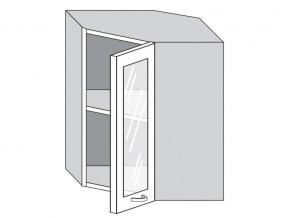 1.60.3у Шкаф настенный (h=720) угловой на 600мм со стекл. дверцей в Тобольске - tobolsk.магазин96.com | фото