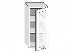 19.40.3 Шкаф настенный (h=913) на 400мм с 1-ой стекл. дверцей в Тобольске - tobolsk.магазин96.com | фото