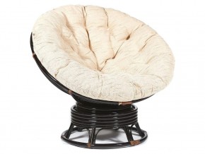 Кресло-качалка Papasan w 23/01 B с подушкой Antique brown, ткань Старт в Тобольске - tobolsk.магазин96.com | фото