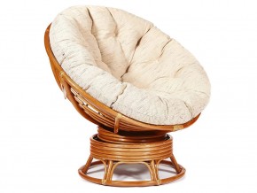 Кресло-качалка Papasan w 23/01 B с подушкой Cognac, ткань Старт в Тобольске - tobolsk.магазин96.com | фото