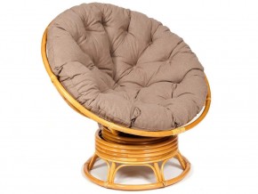 Кресло-качалка Papasan w 23/01 B с подушкой Honey, экошерсть Коричневый в Тобольске - tobolsk.магазин96.com | фото