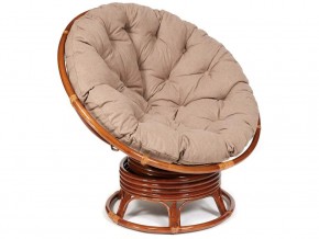 Кресло-качалка Papasan w 23/01 B с подушкой Pecan, экошерсть Коричневый в Тобольске - tobolsk.магазин96.com | фото