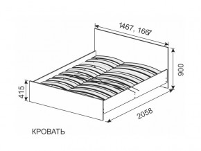 Кровать 1600х2000 ортопедическое основание в Тобольске - tobolsk.магазин96.com | фото