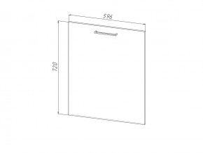 П 60 Комплект для посудомоечной машины 600 мм (цоколь + фасад) ЛДСП в Тобольске - tobolsk.магазин96.com | фото