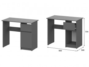 Стол письменный 900 Денвер Графит серый в Тобольске - tobolsk.магазин96.com | фото