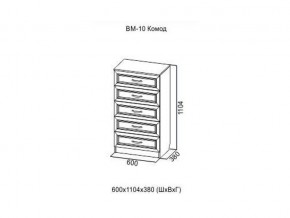 ВМ-10 Комод в Тобольске - tobolsk.магазин96.com | фото